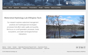Watershed Hydrology @Virginia Tech